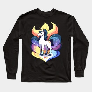 Unicorn Rainbow 11 Long Sleeve T-Shirt